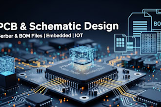 design pcb, schematic and generate gerber and bom files