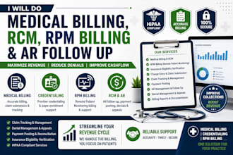 do medical billing, rcm, rpm billing and ar follow up