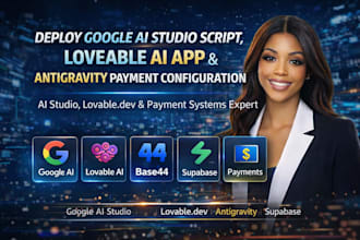 deploy google ai studio script loveable ai app antigravity payment configuration