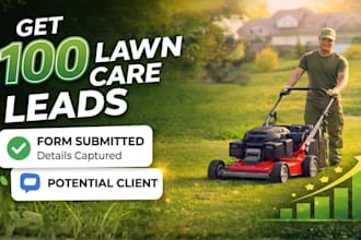 generate leads for lawn care, landscaping, and gardening