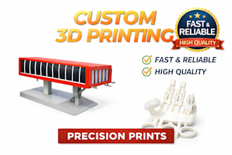 3d print your stl file with fast shipping and high quality