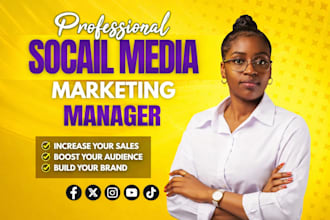 social media marketing manager social media content creator social media manager