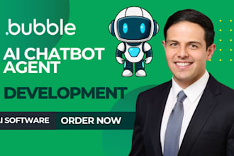 develop bubble web app bubble ai agent chatbot bubble saas bubble ai software