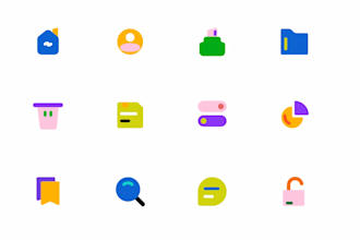 design icons for your app website or UI