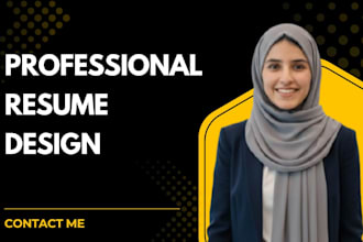 write and design an ats optimized resume and professional CV