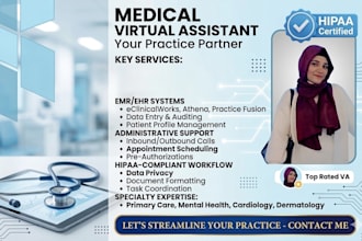 be your professional medical virtual assistant
