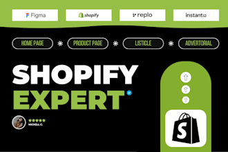 build instant figma landing page design in shopify with replo page builder