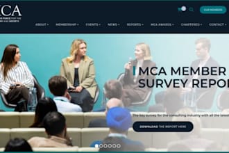 redesign wix consulting website life coach website HR consultant website