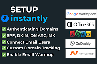 set up instantly ai for email warmup and cold outreach