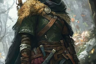 dnd, fantasy character and dnd character