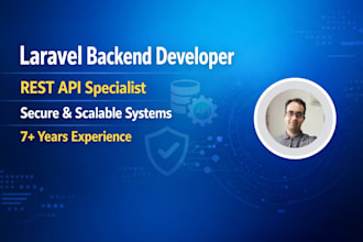 develop secure laravel rest API and backend