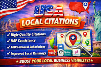 350 USA local citations and directory submission