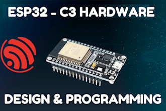 create esp32 pcb design with schematic hardware protoyype and programming