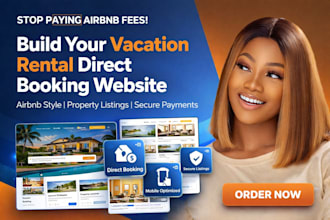 build vacation rental website direct booking short term rental website