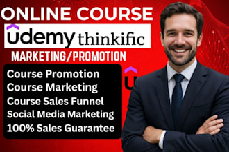 do udemy online course promotion, kajabi course sales funnel
