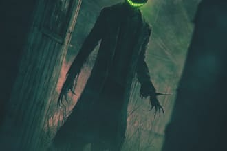draw dark, horror, creepy art illustration