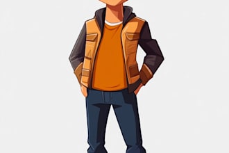 draw 2d game character or 2d game character