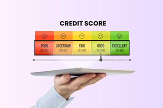 fix credit, remove inquiries, late payments, collection, charge off, boost score