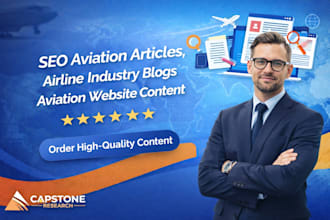 write SEO aviation blog posts, airline industry articles and aircraft content