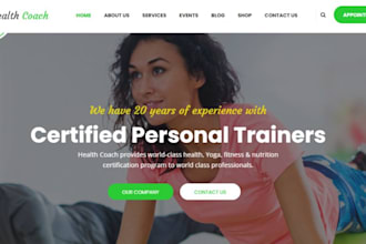 build squarespace health coach website fitness coach wellness coach website