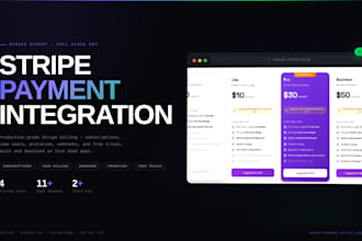 integrate stripe payments, subscriptions, and billing into your web app