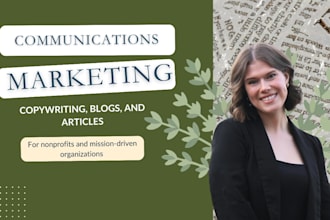 write blogs and articles for your nonprofit