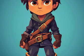 2d game character or 2d game character