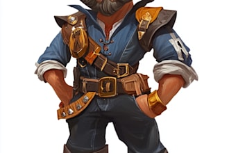draw 2d character or 2d game character