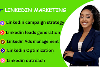 be your linkedin manager for marketing and growth