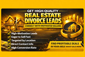 provide real estate divorce and fsbo leads with skip tracing