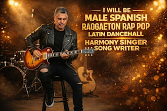 be male spanish raggaeton rap pop latin dancehall harmony singer song writer