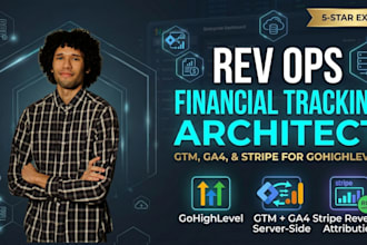 set up accurate gohighlevel tracking with ga4, GTM, and stripe