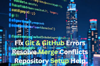 fix git and github errors, merge conflicts and repository issues