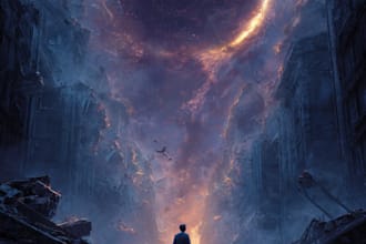 design fantasy, sci fi, horror, and dystopian book cover art