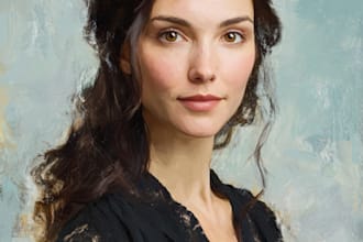 paint an acrylic and oil portrait