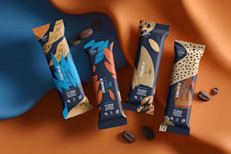 create dieline, diecut and box packaging design