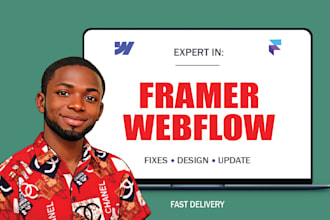 fix or optimize your webflow or framer website issues