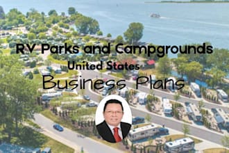 write an rv park or campground business plan with financial projections