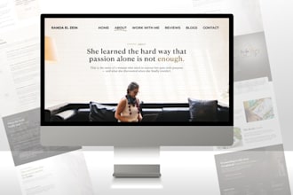 website UI UX design in figma