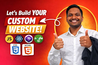 build a custom startup website or business web application