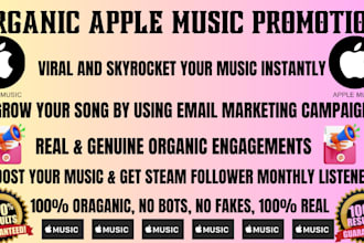 do best organic apple music promotion for super fast growth using email ads