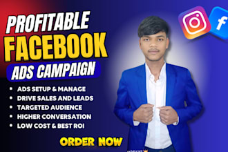 be facebook ads campaign management, instagram advertising marketing manager