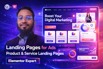 design elementor landing page for ads