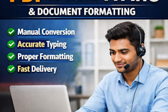 convert pdf to word typing and document formatting
