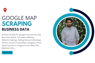 find and scrape google map business data with all info