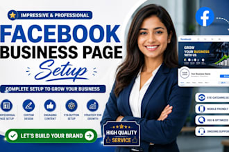 create impressive professional facebook business page setup