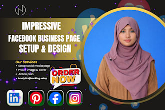 create impressive professional facebook business page setup
