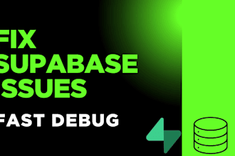 fix supabase authentication database or api issues