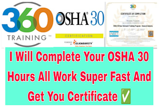 tutor for osha 30