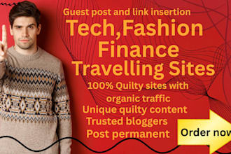 publish high authority fashion tech travel and news guest posts